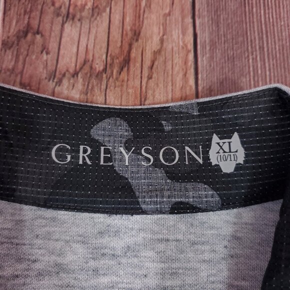 Greyson Youth Size XL 10/11 Ohoopee Match Club 1/4 Zip Pullover Golf Gray - Picture 11 of 14